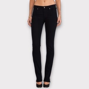Citizens of Humanity Revolve Elson Medium Rise Straight Leg Jeans in Black sz 26